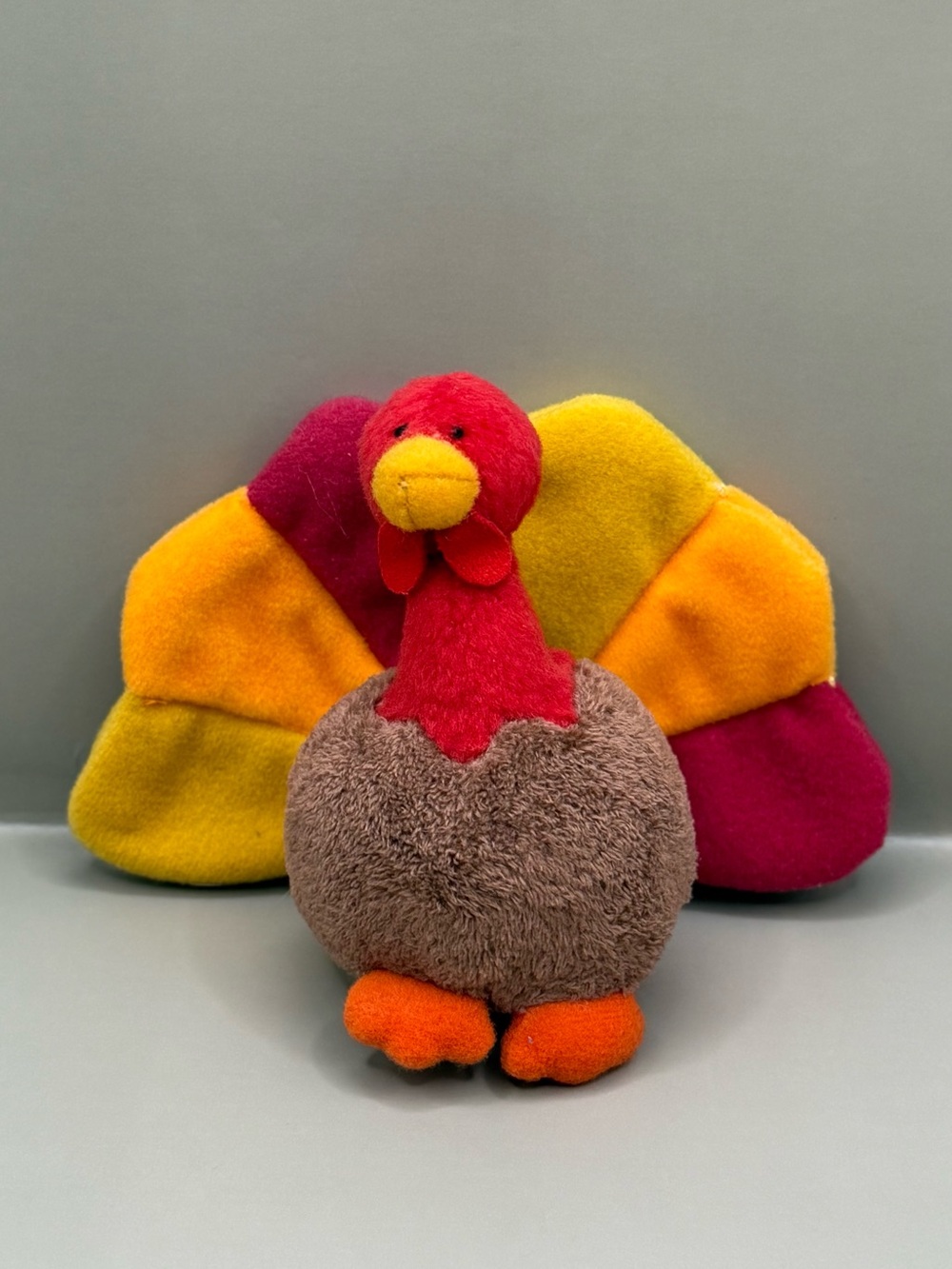 GUND Thanksgiving Gobbles Turkey Plush Bean Bag Toy Stuffed Animal #88351